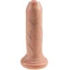 King Cock Uncut — Realistic Dildo, Dual Density, 15 cm, Flesh — Dildos