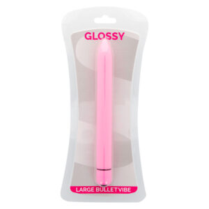Glossy Slim — Vibrator, Large, Pink — Classic Vibrators — view 2