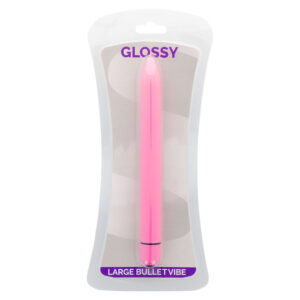Glossy Slim — Vibrator, Large, Deep Rose — Classic Vibrators — view 2