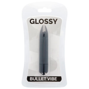 Glossy Thin Vibe — Bullet Vibrator, Black — Bullet Vibrators — view 2