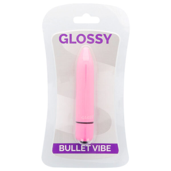 Glossy Thin Vibe — Bullet Vibrator, Deep Rose — Bullet Vibrators — view 2