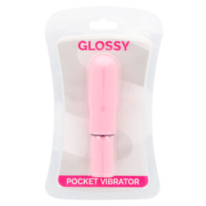 Glossy Pocket — Mini Vibrator, Pink — Clitoral Stimulators — view 2