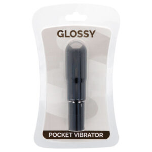 Glossy Pocket — Mini Vibrator, Black — Clitoral Stimulators — view 2