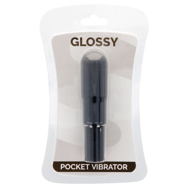 Glossy Pocket — Mini Vibrator, Black — Clitoral Stimulators — view 2