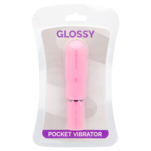 Glossy Pocket — Mini Vibrator, Deep Rose — Clitoral Stimulators — view 2