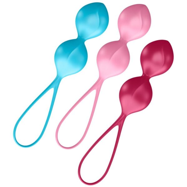 Satisfyer Loveballs Training 2 — Kegel Balls, Silicone — Ben Wa Balls