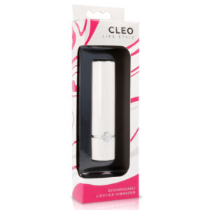 Lips Style Cleo — Lipstick Vibrator, Rechargeable, White/Pink — Clitoral Stimulators — view 2