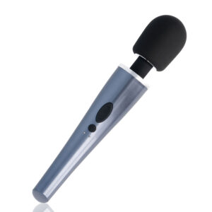 Black & Silver Dexter — Wand Massager, Rechargeable — Vibrators — view 2