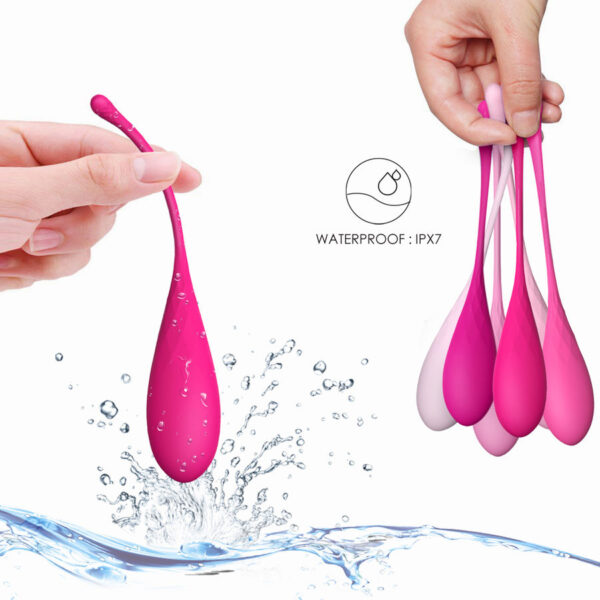 Leslie Kegel Fit — Kegel Weights, Silicone, Set of 6 — Kegel Balls & Ben Wa Balls — view 5