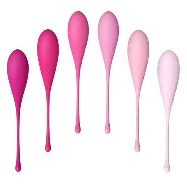Leslie Kegel Fit — Kegel Weights, Silicone, Set of 6 — Kegel Balls & Ben Wa Balls — view 6