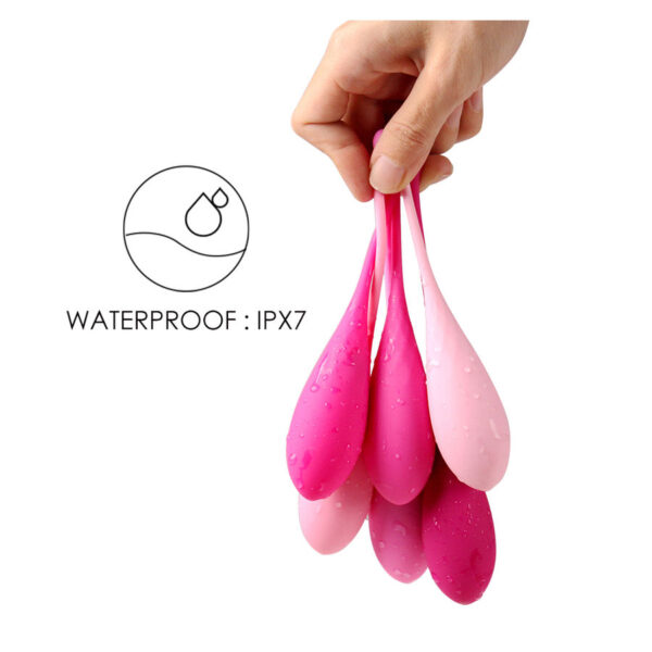 Leslie Kegel Fit — Kegel Weights, Silicone, Set of 6 — Kegel Balls & Ben Wa Balls — view 10