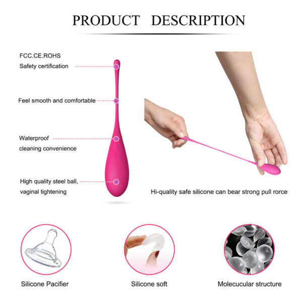 Leslie Kegel Fit — Kegel Weights, Silicone, Set of 6 — Kegel Balls & Ben Wa Balls — view 12