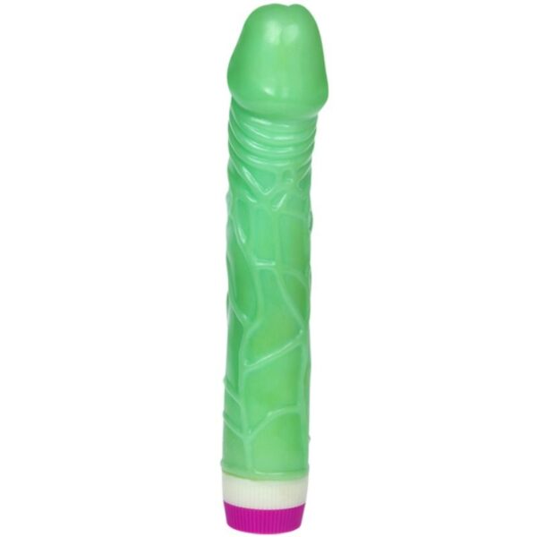 Baile Waves of Pleasure — Realistic Vibrator, 23 cm, Green — Realistic Vibrators — view 2