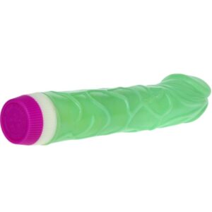 Baile Waves of Pleasure — Realistic Vibrator, 23 cm, Green — Realistic Vibrators — view 3