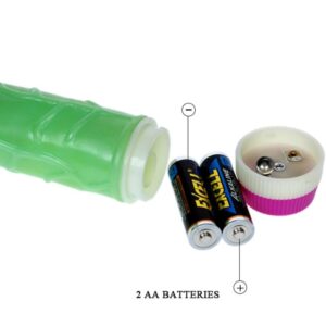 Baile Waves of Pleasure — Realistic Vibrator, 23 cm, Green — Realistic Vibrators — view 4