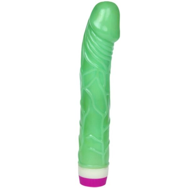 Baile Waves of Pleasure — Realistic Vibrator, 23 cm, Green — Realistic Vibrators