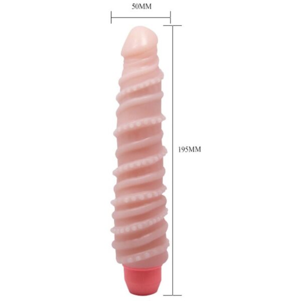 Baile Flexi Vibe Spiral — Realistic Vibrator, 19.5 cm — Realistic Vibrators — view 3