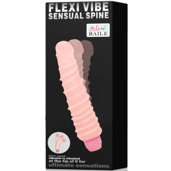 Baile Flexi Vibe Spiral — Realistic Vibrator, 19.5 cm — Realistic Vibrators — view 5