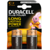 Duracell Plus Power C LR14 — Batteries, 2 Pack — Batteries & Spare Parts