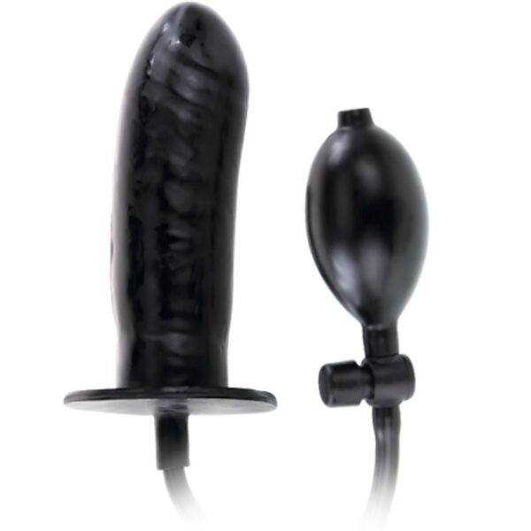 Baile Bigger Joy — Inflatable Dildo, 16 cm, Black — Anal — view 4