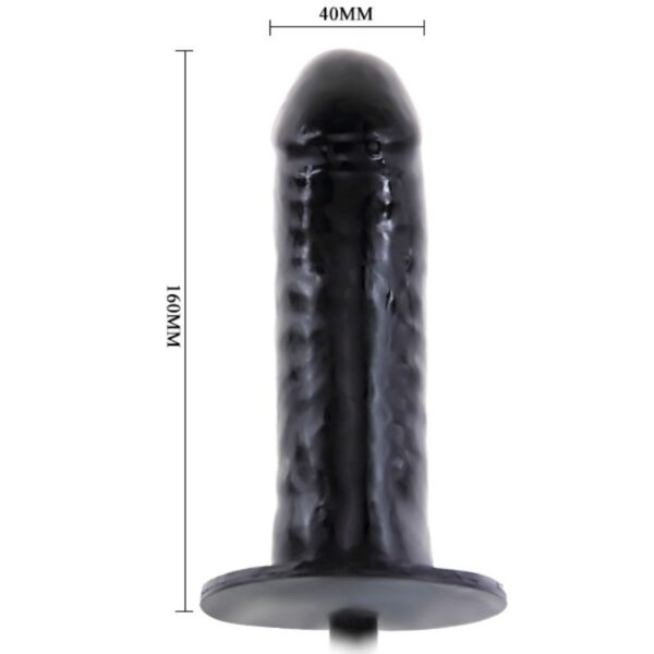 Baile Bigger Joy — Inflatable Dildo, 16 cm, Black — Anal — view 2