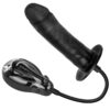 Baile Bigger Joy Vibration — Inflatable Dildo, 16 cm, Black — Anal Dildos
