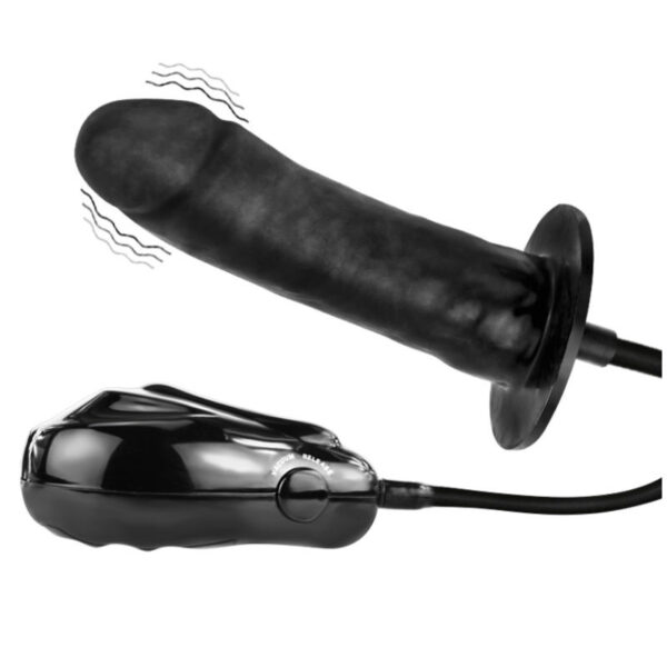 Baile Bigger Joy Vibration — Inflatable Dildo, 16 cm, Black — Anal Dildos — view 3