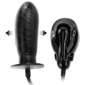 Baile Bigger Joy Vibration — Inflatable Dildo, 16 cm, Black — Anal Dildos — view 2