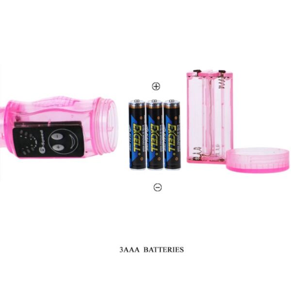 Baile Distortion Triple — Anal Vibrator, Pink — view 3