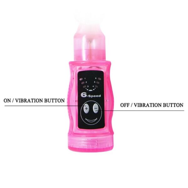 Baile Distortion Triple — Anal Vibrator, Pink — view 7