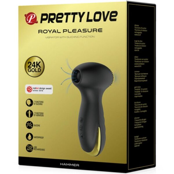 Pretty Love Smart Hammer — Clit Sucker, Rechargeable — Clitoral Stimulators — view 5