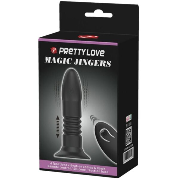 Pretty Love Magic Jinger — Vibrating Butt Plug, Remote Control — Anal — view 4
