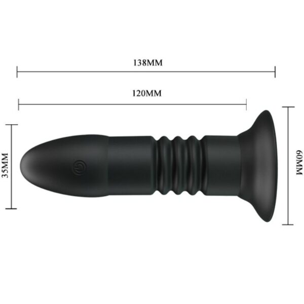 Pretty Love Magic Jinger — Vibrating Butt Plug, Remote Control — Anal — view 6