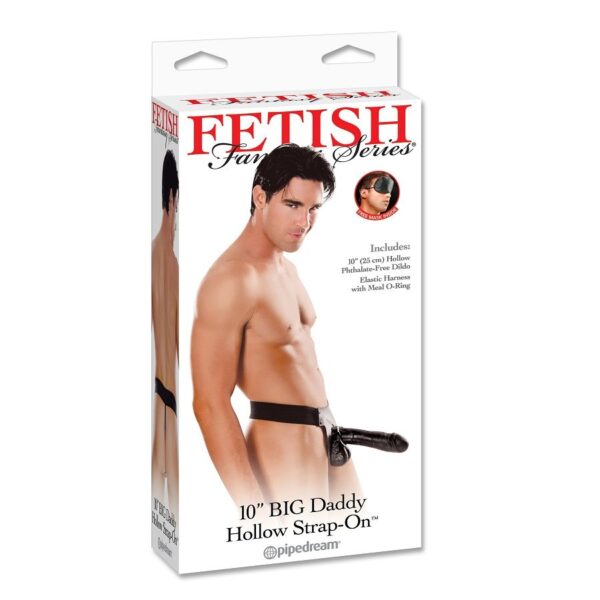Fetish Fantasy Series — Hollow Strap-On, 25 cm, With Balls — Hollow Strap-Ons