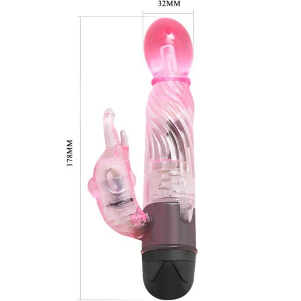 Baile Kind of Lover — Rabbit Vibrator, Waterproof, Pink — Rabbit Vibrators — view 3
