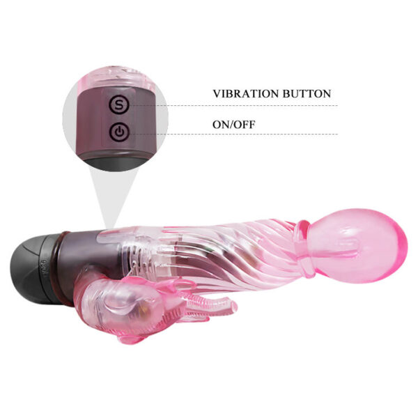 Baile Kind of Lover — Rabbit Vibrator, Waterproof, Pink — Rabbit Vibrators — view 6