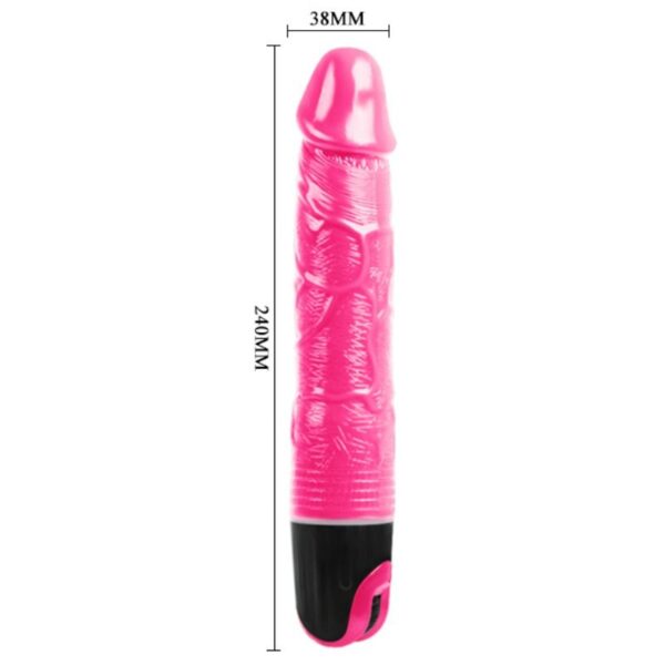 Baile Multispeed — Realistic Vibrator, Pink — Realistic Vibrators — view 6