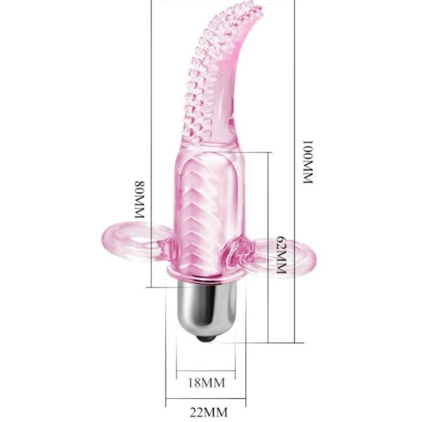 Baile Vibro Thimble — Finger Vibrator, Pink — Clitoral Stimulators — view 8