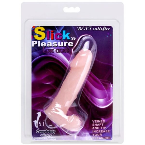 Baile Slick Pleasure — Realistic Dildo, Natural — Dildos — view 5