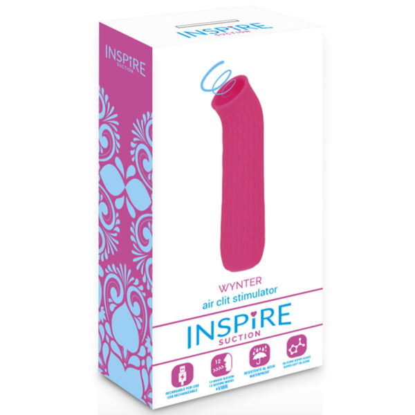 Inspire Suction Winter — Air Pulse Stimulator, Rechargeable, Pink — Clitoral Stimulators — view 3