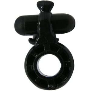 Baile Sweet Ring Dolphin — Vibrating Cock Ring, Black — Clitoral Stimulators — view 4