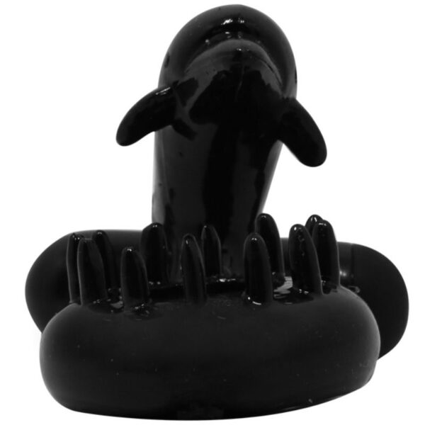 Baile Sweet Ring Dolphin — Vibrating Cock Ring, Black — Clitoral Stimulators — view 5