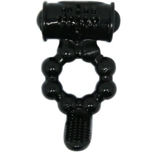 Baile Sweet Ring Double — Vibrating Cock Ring, Black — Clitoral Toys — view 2