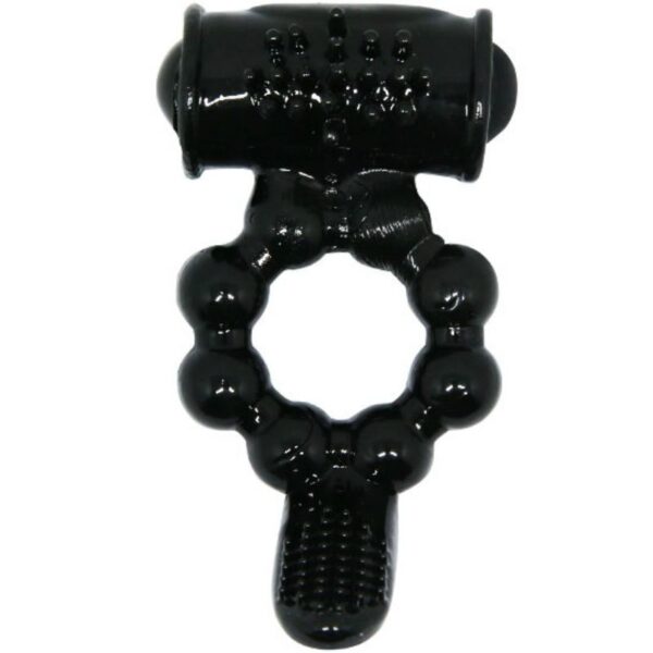 Baile Sweet Ring Double — Vibrating Cock Ring, Black — Clitoral Toys — view 2