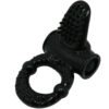 Baile Sweet Ring Textured — Vibrating Cock Ring, Black — Clitoral Toys