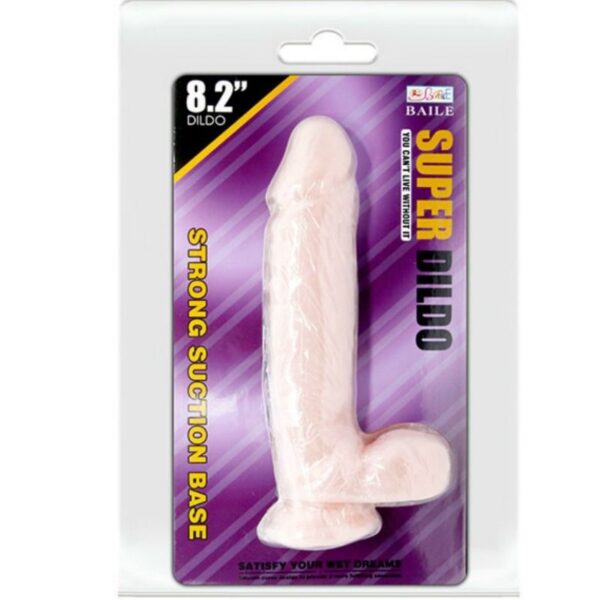 Baile Super Dildo — Realistic Dildo, 21.5 cm, Natural — Dildos — view 5