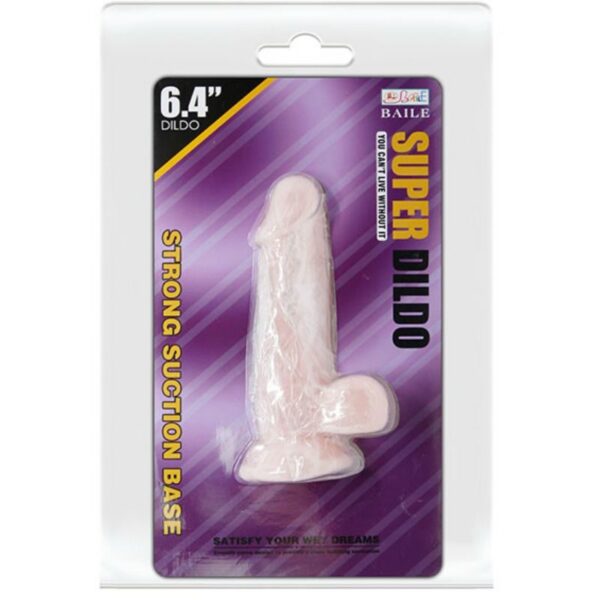 Baile Super Dildo — Realistic Dildo, 16.5 cm, Natural — Dildos — view 5