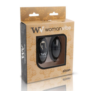 Womanvibe Alsan — Vibrating Egg, Remote Control, Black — Remote Control Vibrators — view 3