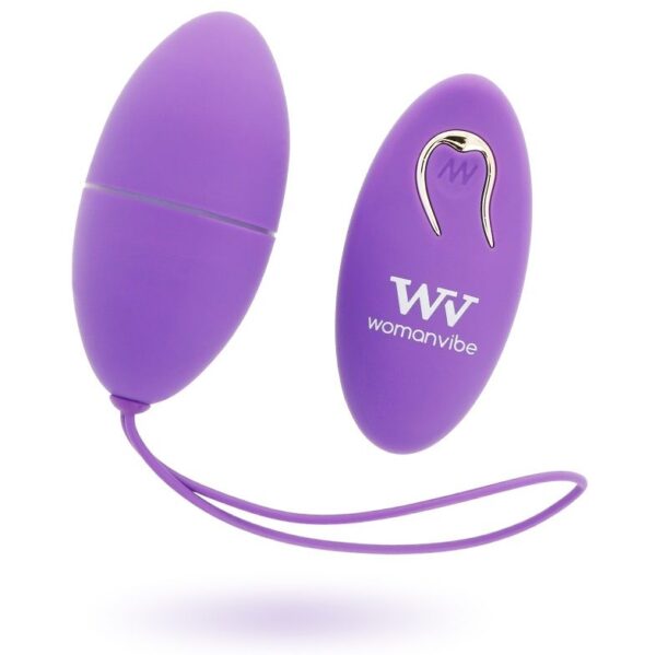 Womanvibe Alsan — Vibrating Egg, Remote Control, Purple — Remote Control Vibrators