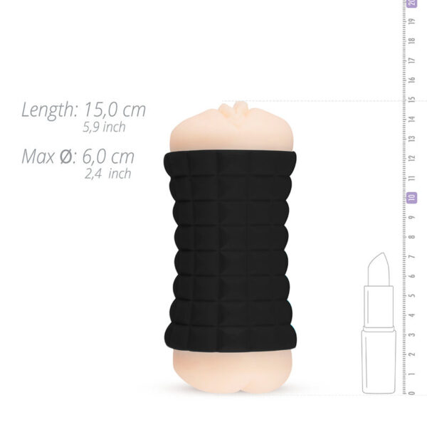 Womanvibe Double Gumy — Male Masturbator, Waterproof — For Him — view 9